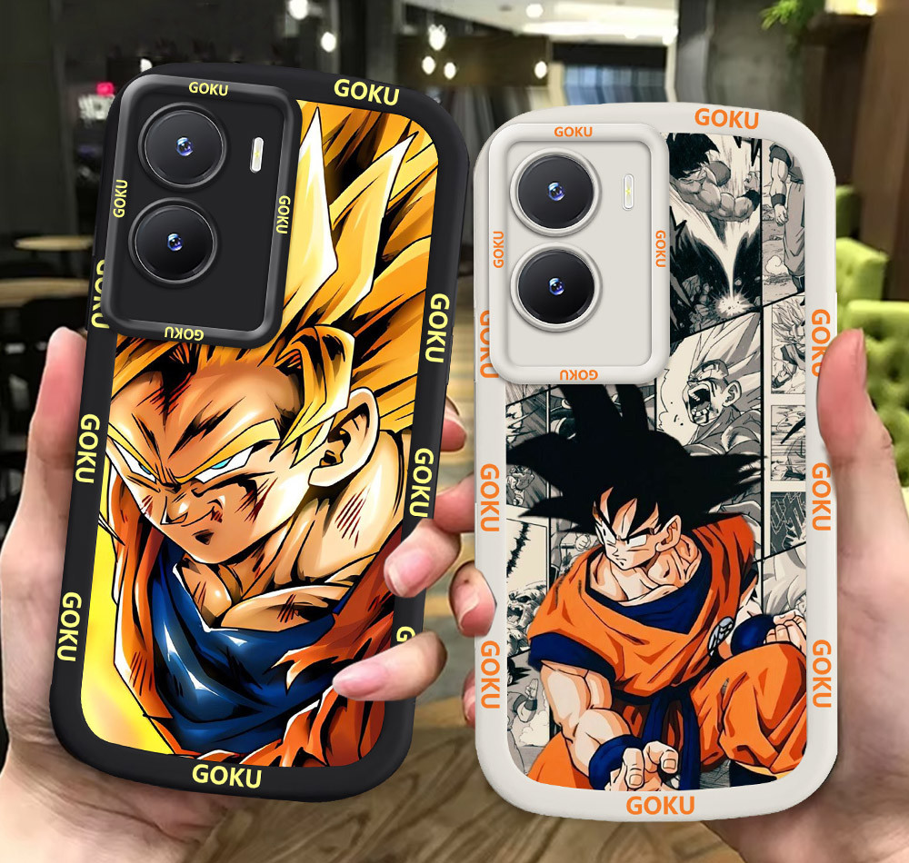 G8 Dragon Ball Goku ขาวดำเคสโทรศัพท์หรับ VIVO Y15A Y01A Y15S Y01 Y56 Y16 5G ปก