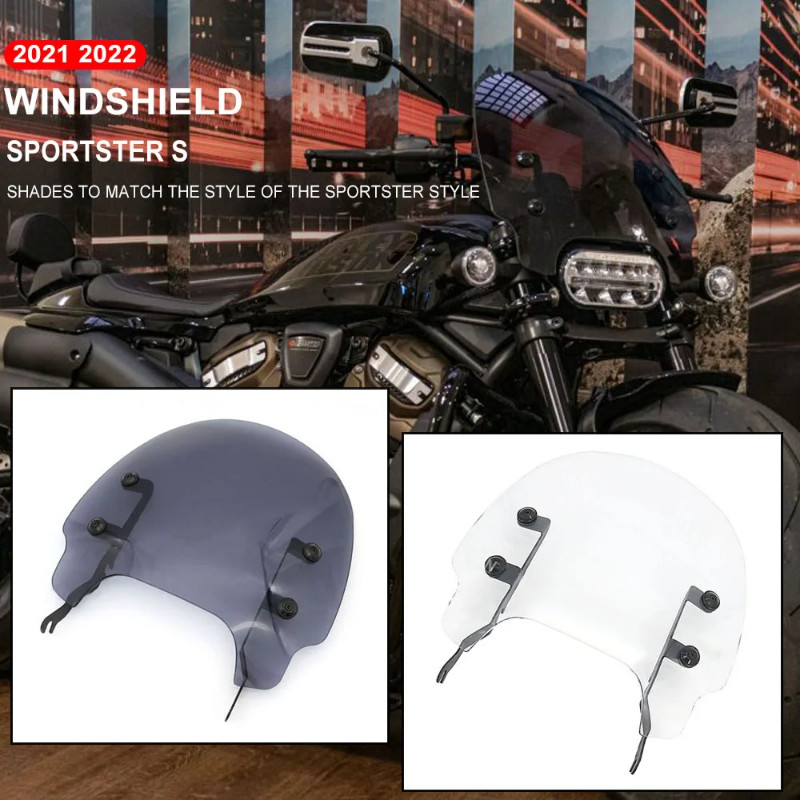 For Sportster S 1250 Accessories Sportster 1250 S RH 1250 2021 2022 New Motorcycle Windshield Front