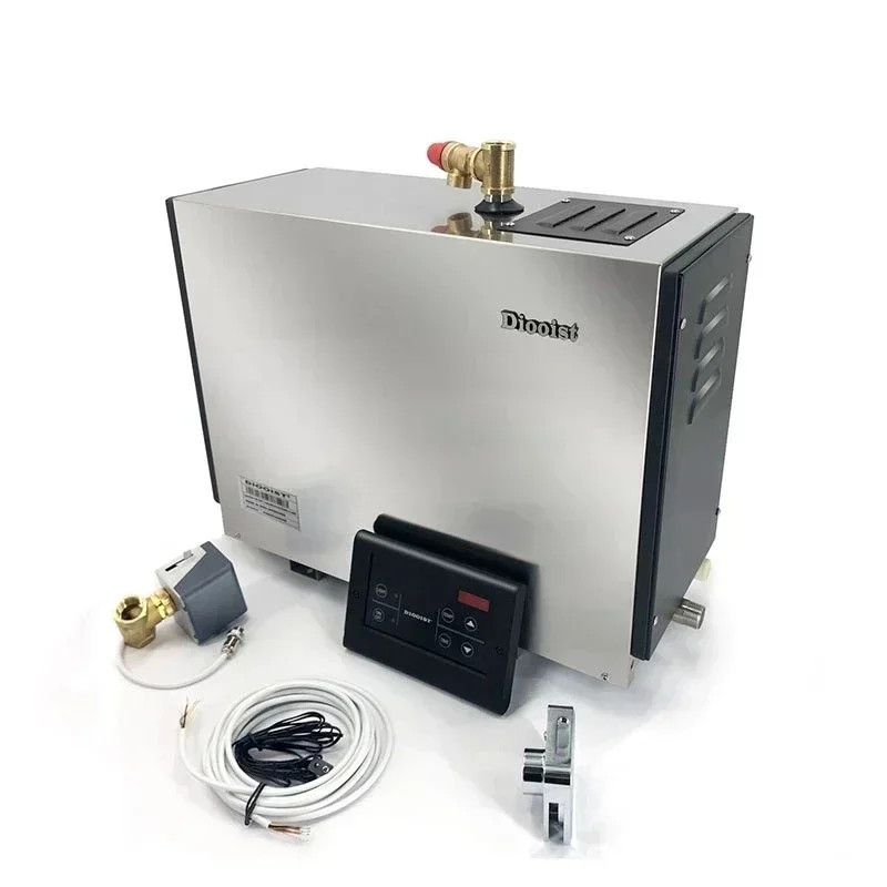 6KW Bathroom Sauna Machine Steamer Spa Generator for Shower in Home Steam Room Shower with LED Wate