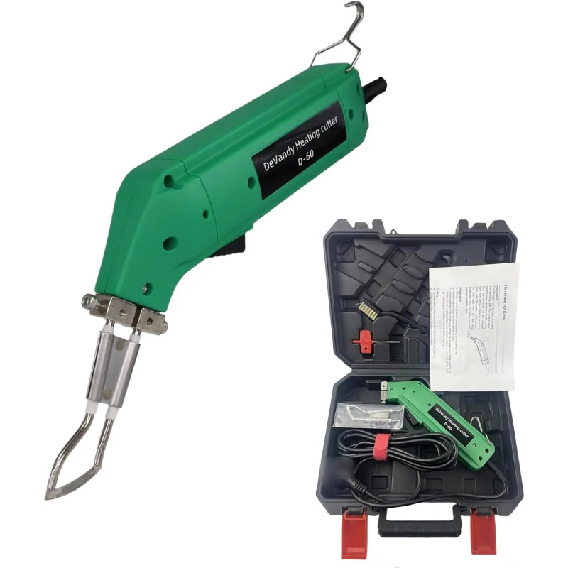 120V/230V 60W Electric Hot Heating Knife Blade of Hand Held Hot Knife Leather Cutting Thermal Cutti