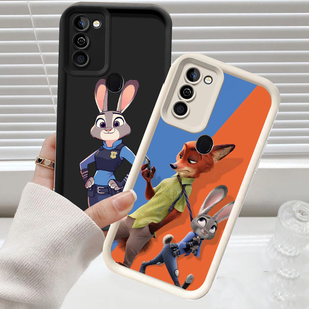 CH46 Zootopia Soft Casing สําหรับ Infinix Smart 10 6 Plus 5 Ram2 Ram3 เคสป้องกัน