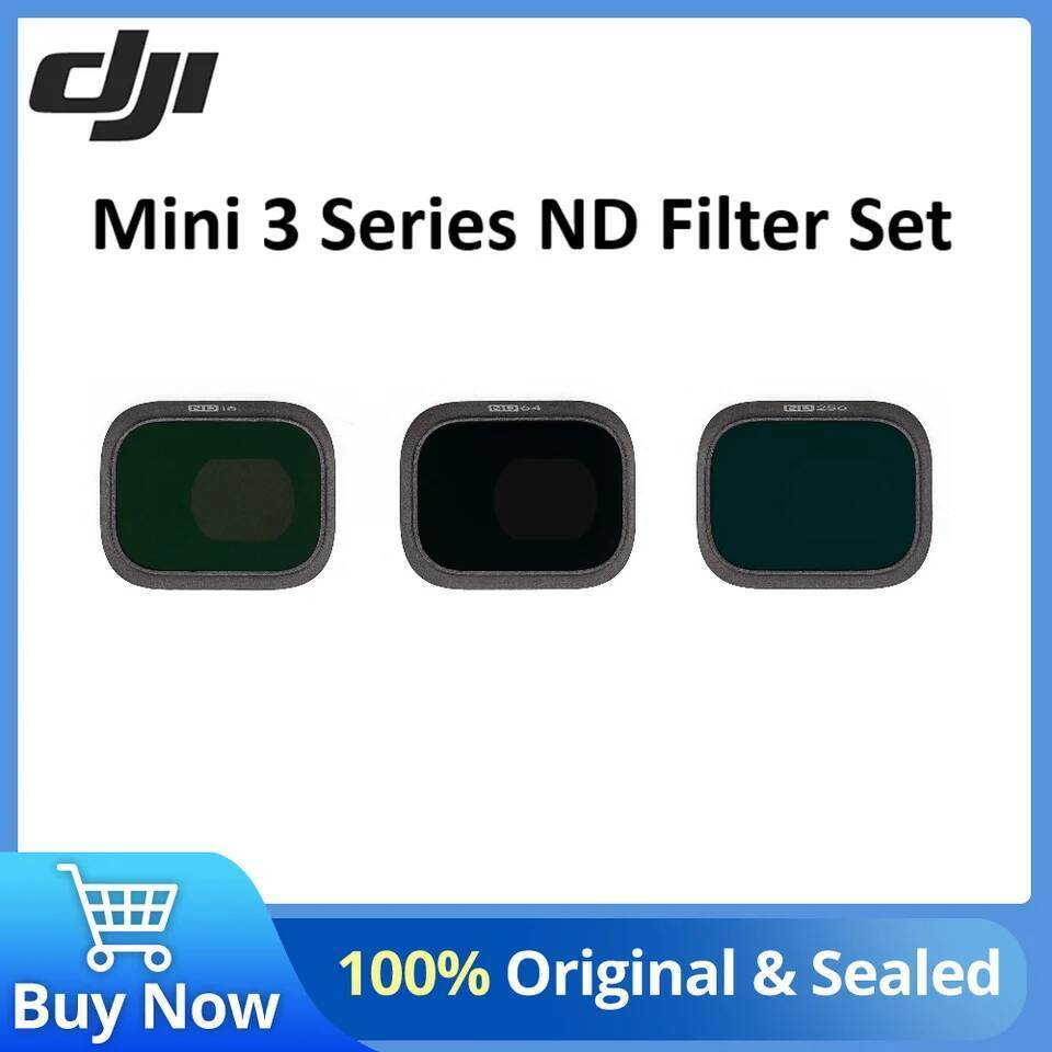ชุดกรอง DJI Mini 3 Series ND (ND16/64/256) สําหรับ DJI Mini 3 Pro DJI Mini 3 DJI อุปกรณ์เสริมดั้งเดิ