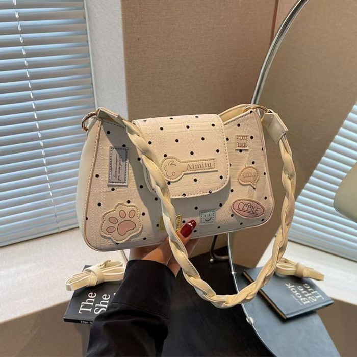 กระเป๋า Amy Rabbit สไตล์เกาหลี สำหรับผู้หญิง 2025 สะพายได้หลายทาง