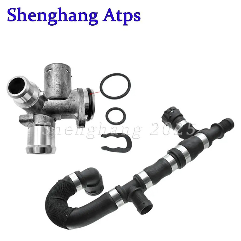 Heater Pipe Cooling Pipe 4F0819375B 4F0 819 375 B Coolant Pipe Flange 06D121132C 06D 121 132 C 06D1