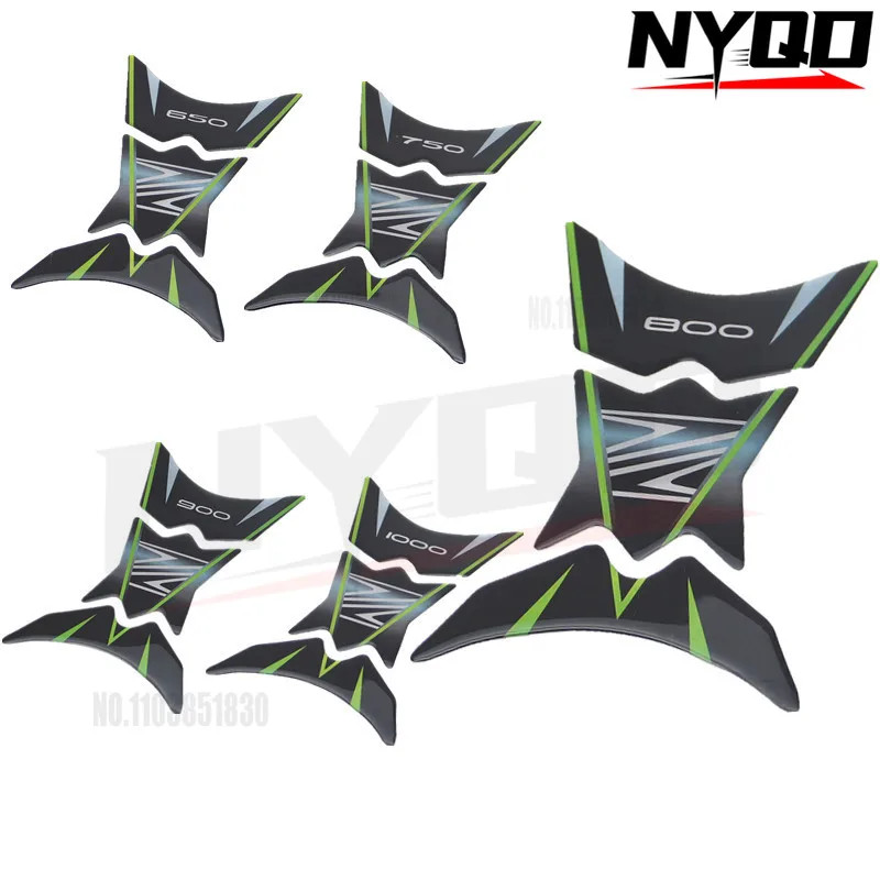 Suitable for Kawasaki  Z800 Z900 Z1000 Z650 Z750 dedicated fishbone fuel tank sticker fuel tank cov
