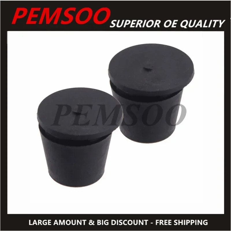 74175-SJA-000 2Pcs/Set Black Top High  Car Hood Cushion Bump Stop Rubber Fit For Honda Accord Civic