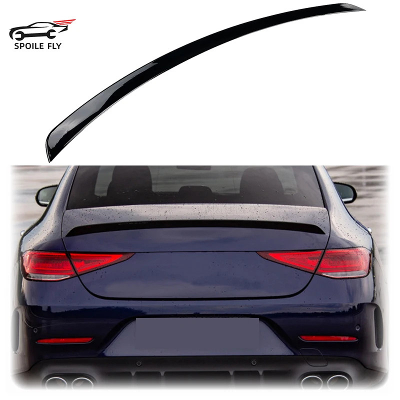 2018 To Up For Mercedes CLS C257 CLS220 260 300 350 400 CLS53 AMG Rear Trunk Spoiler Wing Splitter