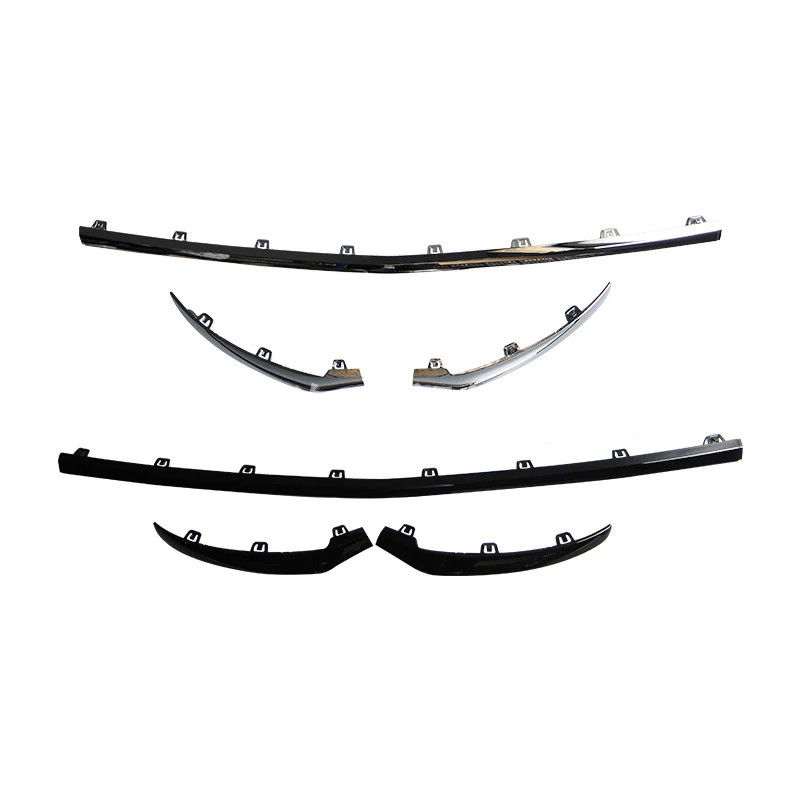 Front Bumper Lip Chrome trim Spoiler Splitters For GLC X253 C253 W253 Coupe GLC200 GLC300 260 A2538