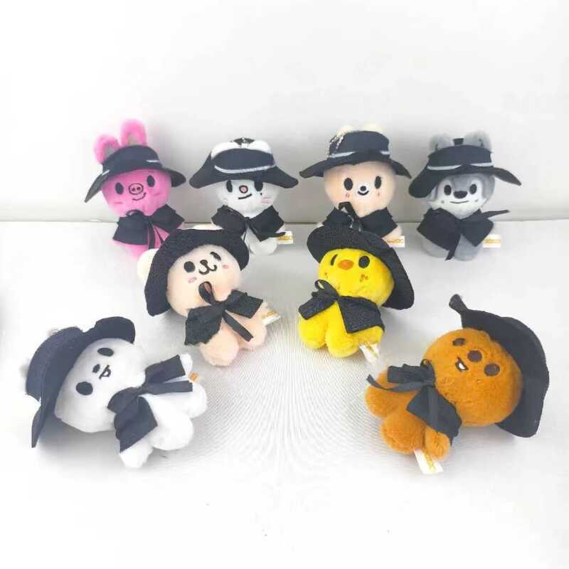 C Skzoo Plush Toy Keychain Pendant, Wearing A Hat And Cape, Doll Toy, Bag Decoration, Plush Toy, Fe