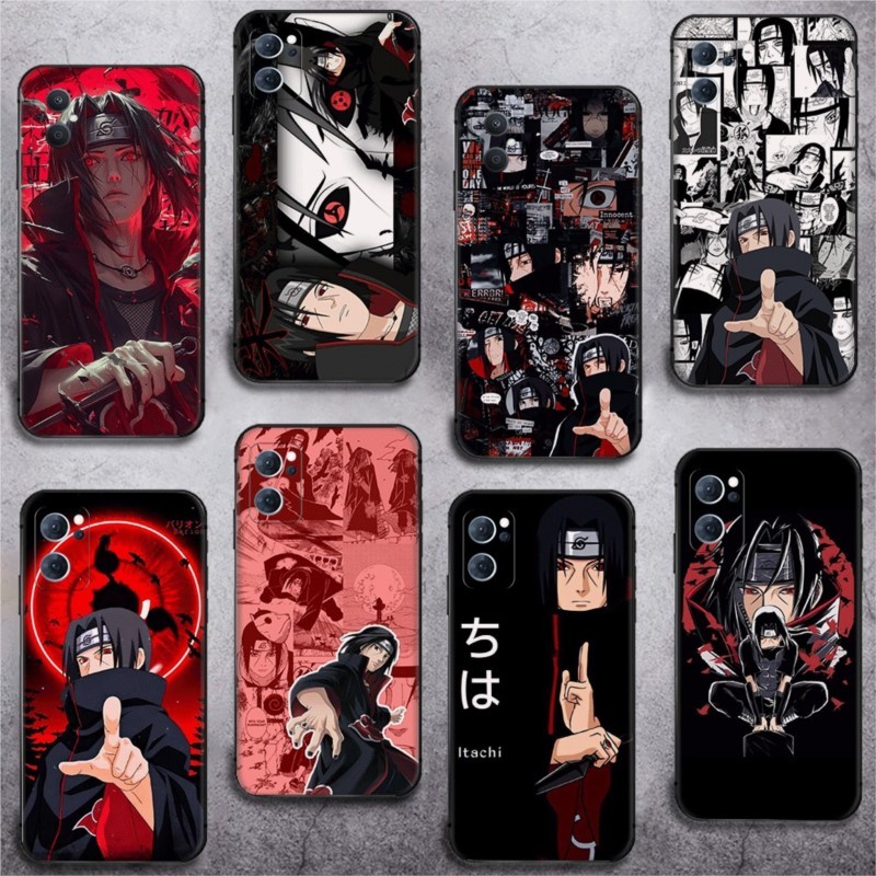 นารูโตะอิทาจิอุจิวะสําหรับOPPO A17 A17K A37 Neo 9 A38 A18 A39 A40 A53 A32 A54 A55 A57 A57Sเคสโทรศัพท