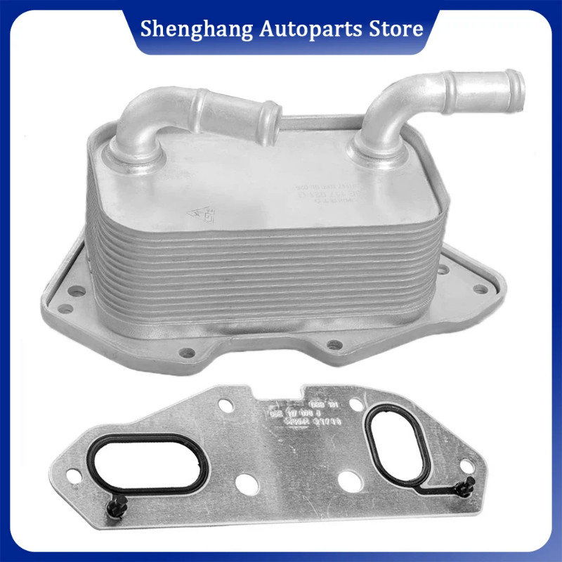 06E117021G 06E117021L Engine Oil Cooler and Gasket 06E 117 021 G 06E117070D For VW Touareg Audi A6