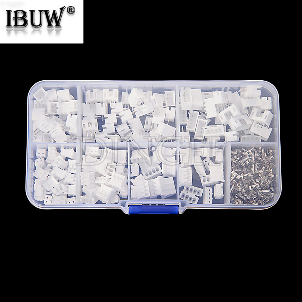450PCS PH2.0 2p 3p 4p pin 2.0 มม.Pitch Terminal Kit Housing Pin Header JST Connector Wire Adaptor PH