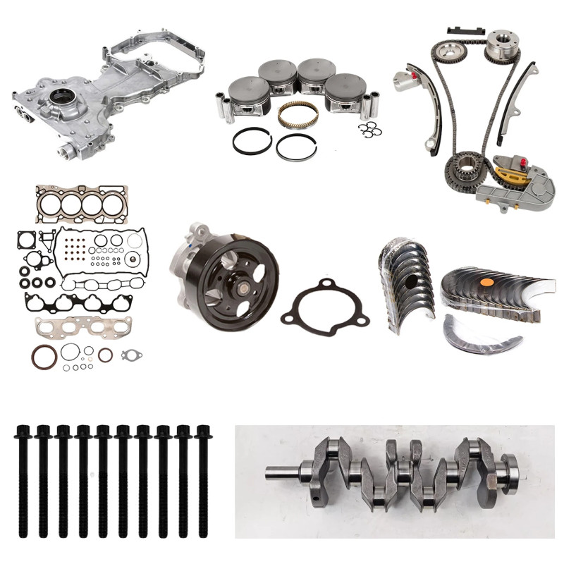 QR25D Engine Rebuild Kit HS26519PT CS26261 A2010-8J000 A2010-8J011 12201-AE001 For 02-06 Nissan Alt