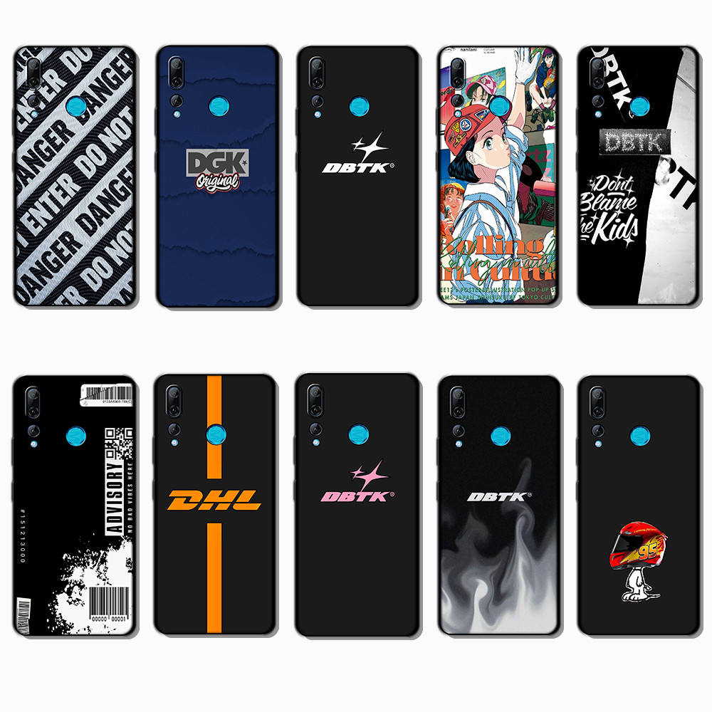 สําหรับ Huawei Y6s Y6 Pro Y7 Y9 Prime dbtk เคส TPU สีดํานุ่ม