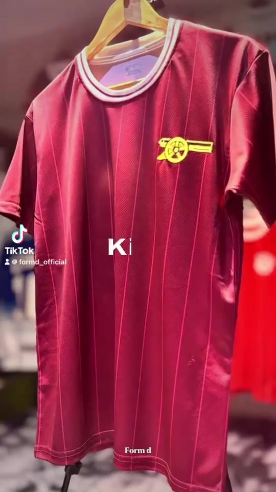 FormD New Collection The Gooner แฟนคลับ เดอะกูนเนอร์ เจอร์ซีย์ สำหรับเชียร์ ใส่สบาย ระบายอากาศดี