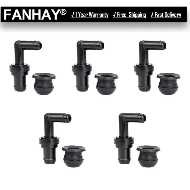 5 Sets For Honda CR-V S2000 For Acura TL PCV Valve + Grommet Kit OEM 17130-PK1-003 17130-PV3-013 17