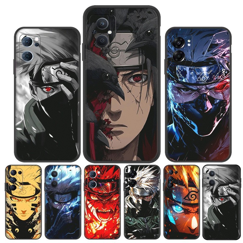 Naruto การ์ตูน Cool ตัวอย่าง (L-6) สําหรับ OPPO A80 A83 A1 A91 F15 A92 A72 A52 A92S A93 A94 A95 A96 