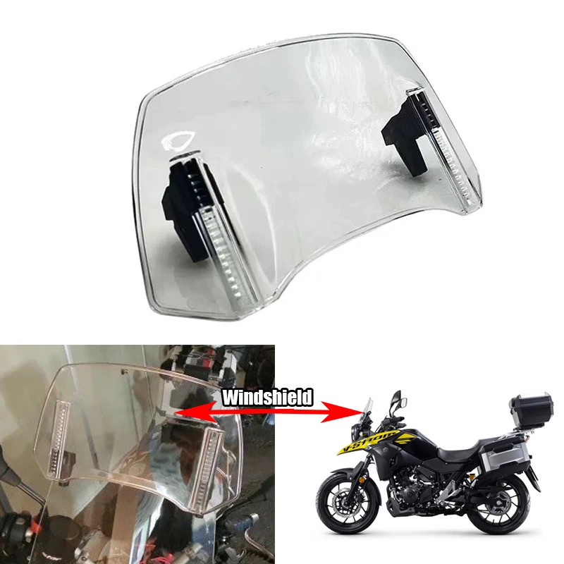 Fit for V-Strom 250 650 xt 800 DE 1000 SUZUKI Katana 1000 Universal Motorcycle Sport Windshield Vis