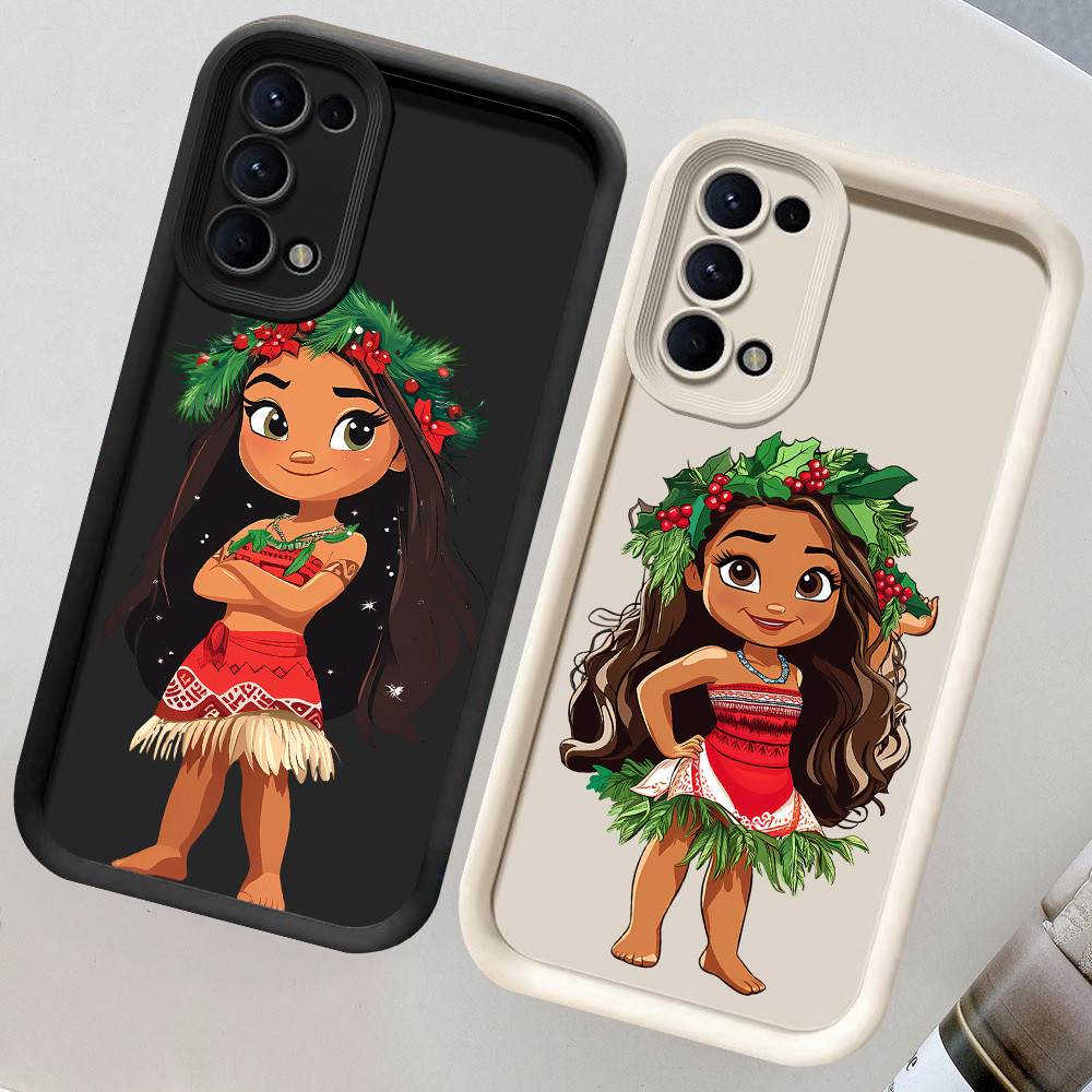 CH35 Moana Soft Casing สําหรับ OPPO F19 A72 A95 A92 F19s A52 เคสป้องกัน