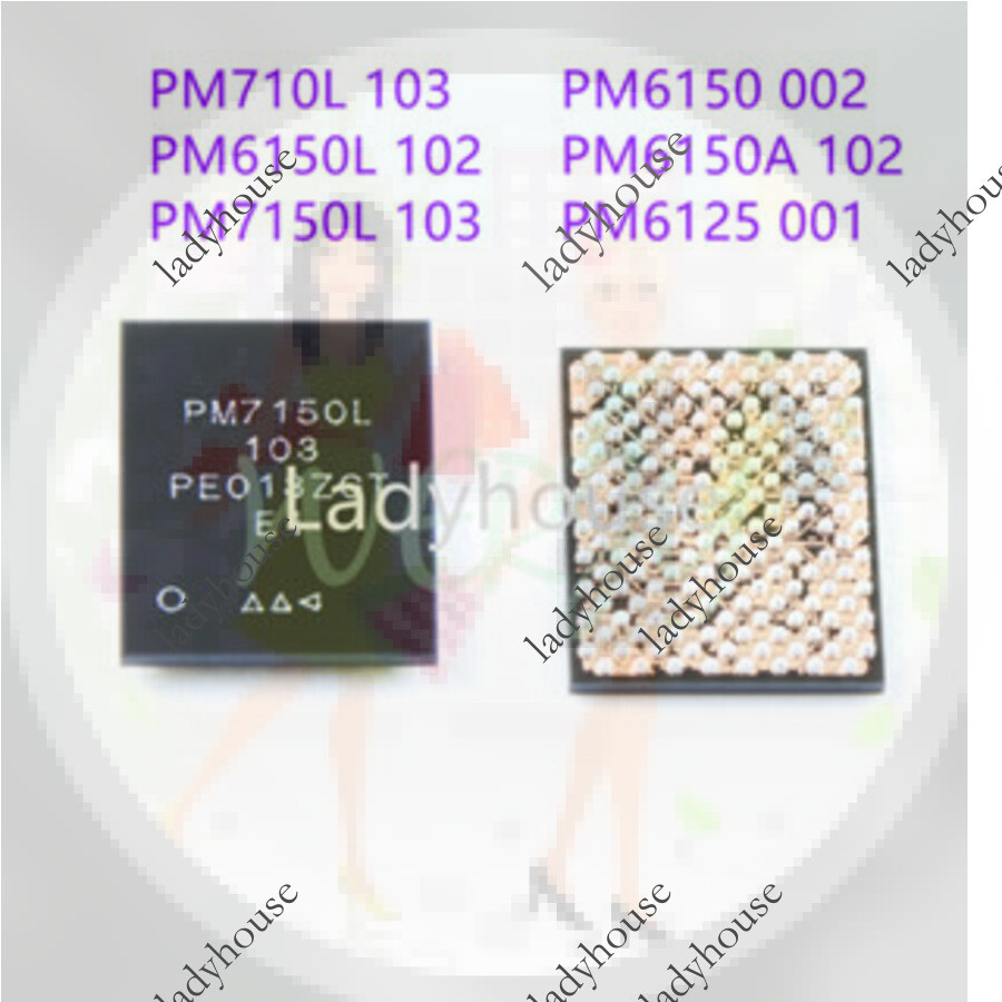 1 ชิ้น PM8150L PM6150 002 PM6150L 103 PM6150A 102 PM7150L 103 PM6125 001 PM7150A PM8150A PM8150B Ic 