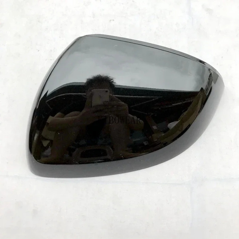 Black Side Mirror Cover Cap For Mercedes Benz C E S Class W206 W214 W223 V295 2022 2025 GLC W254 V2