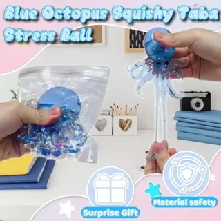 Glitter Octopus บีบของเล่นช้า Rebound Squishy น้ําตาลความเครียดบรรเทา Ball สําหรับเด็กน่ารัก Fidget ของเล่น Squishy Ocean Sensory Decompression ของขวัญ