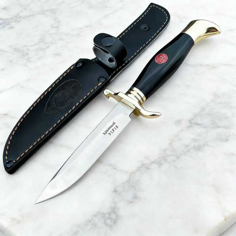 C Portable Outdoor Fixed Blade Knife Stainless Steel 440C Blade Acrylic Handle Multifunctional Hunt