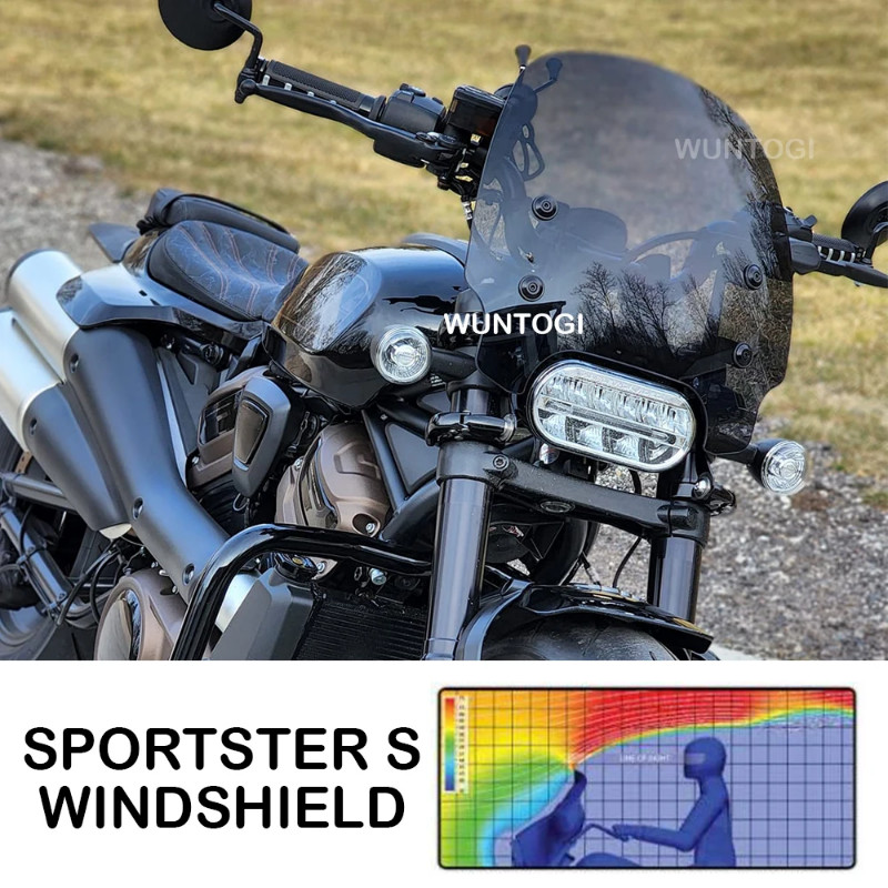 Sportster S Windshield Quick-Release Compact Windshield For Harley Sportster S 1250 RH 1250 Accesso