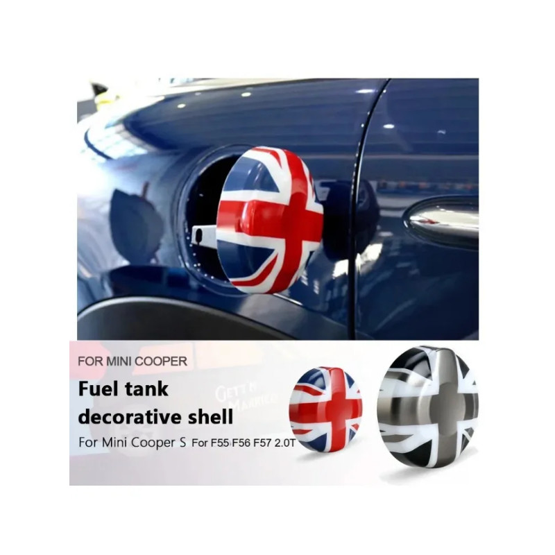 Car Fuel Tank Cover Decoration Sticker For MINI Cooper S JCW For F56 F55 F57 2.0T Auto-Styling Exte