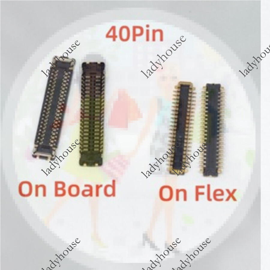 2-10pcs จอแสดงผล LCD FPC Connector On Board สําหรับ OPPO A15/A15S/REALME C11/C12/C15/NARZA 20/NARZO 30 ปลั๊กหน้าจอ 40pin