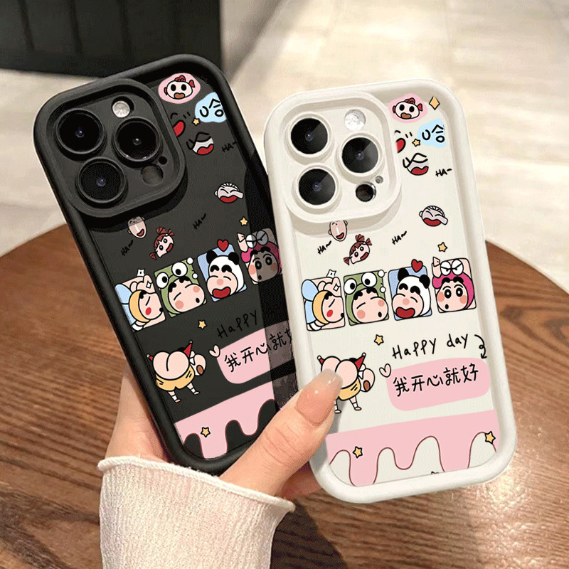 HAPPY DAY Case Im HAPPY ขวาสําหรับ OPPO A60 A57 A17 A18 A5X A6 A16 A58 A53 A96 A3 A95 A15 RENO 8