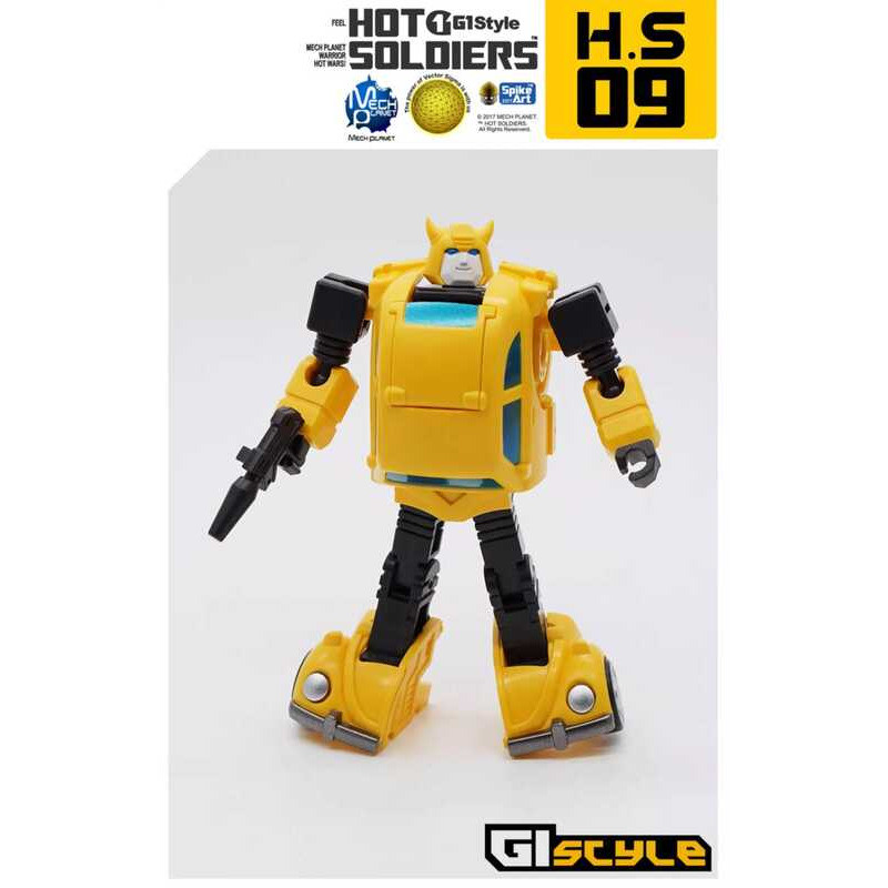 C MFT Yellow Bee Hs0 Hs-0 Transformation Mini Pocket War Series Anime G1 Action Figure Model Kids C