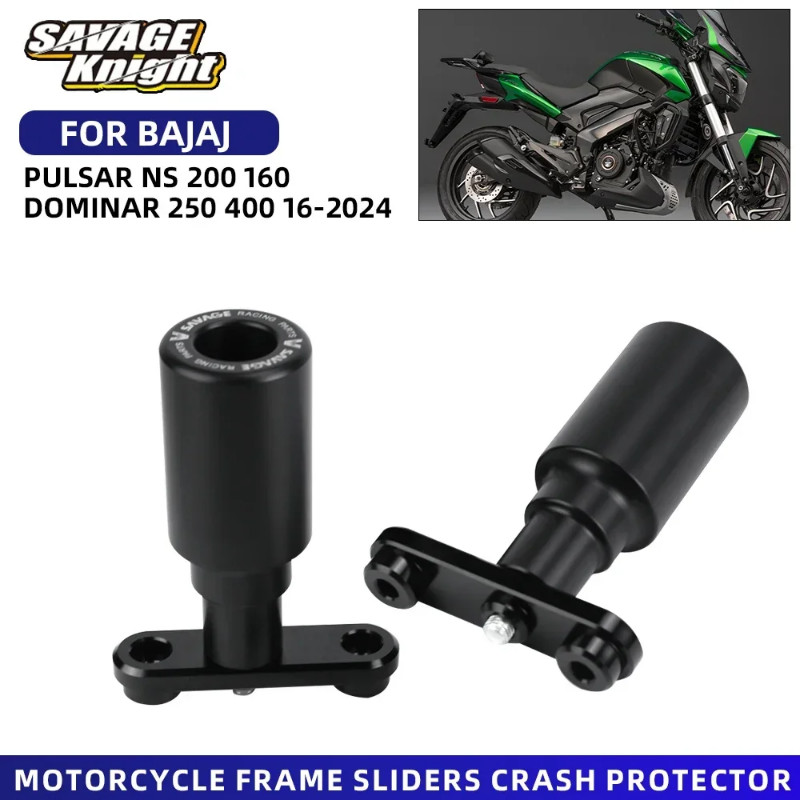 2024 For Bajaj Pulsar NS200 NS160 Dominar 250 400 Frame Slider Crash Protector Hub Pad Fairing Cras