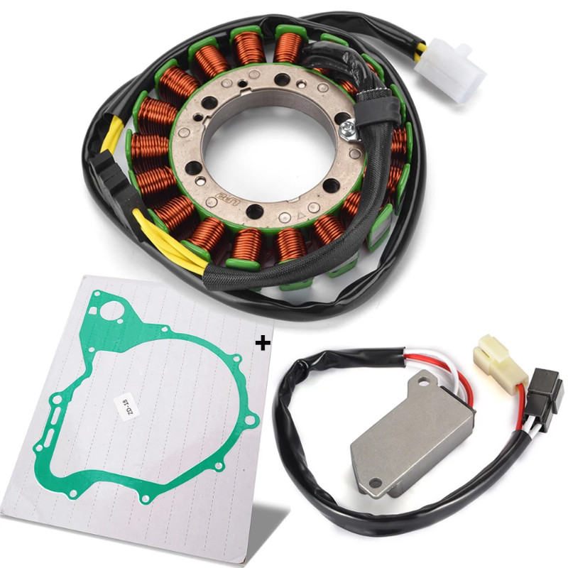 XV 400 500 535 Stator Coil + Regulator Rectifier With Gasket For Yamaha XV400 XV500 XV535 Virago 40
