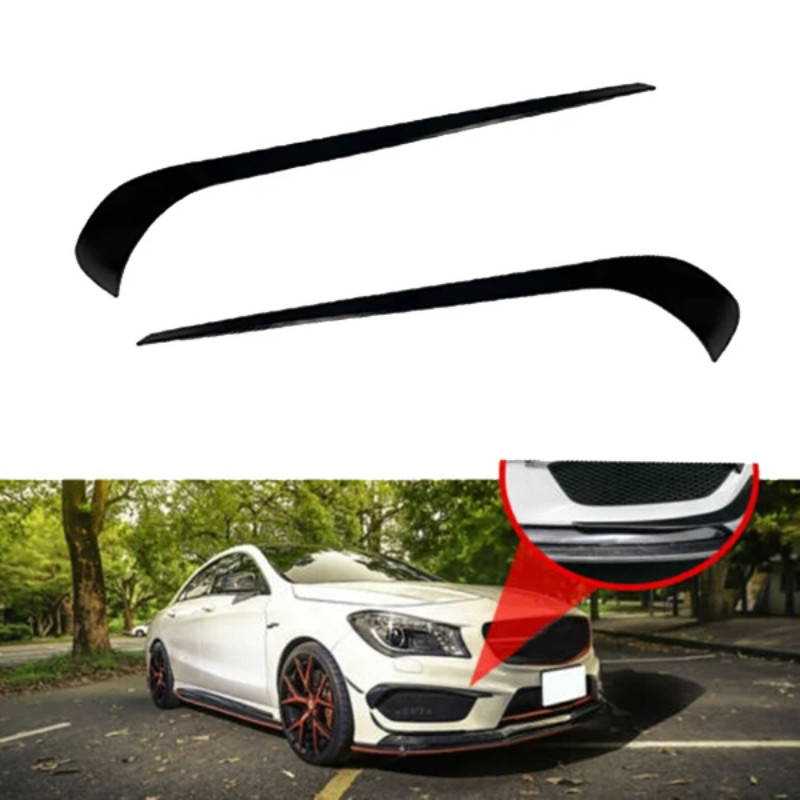 Car Front Bumper Splitter Spoiler Trim for Mercedes W117 C117 CLA Class CLA45 CLA200 CLA220 CLA250