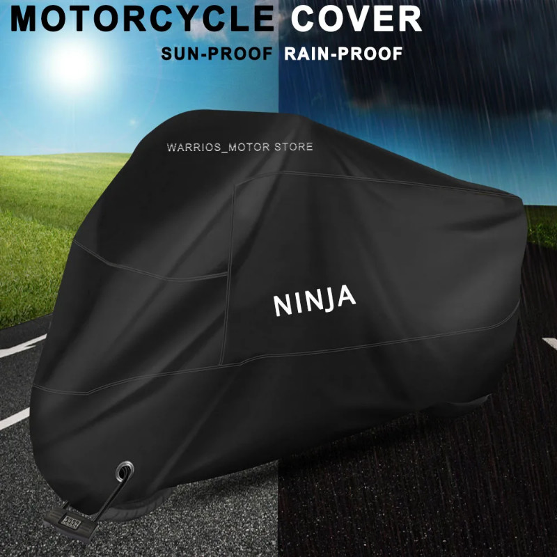 Motorcycle Cover Waterproof Outdoor UV Protector Scooter Rain Cover For Kawasaki Ninja 400 650 300