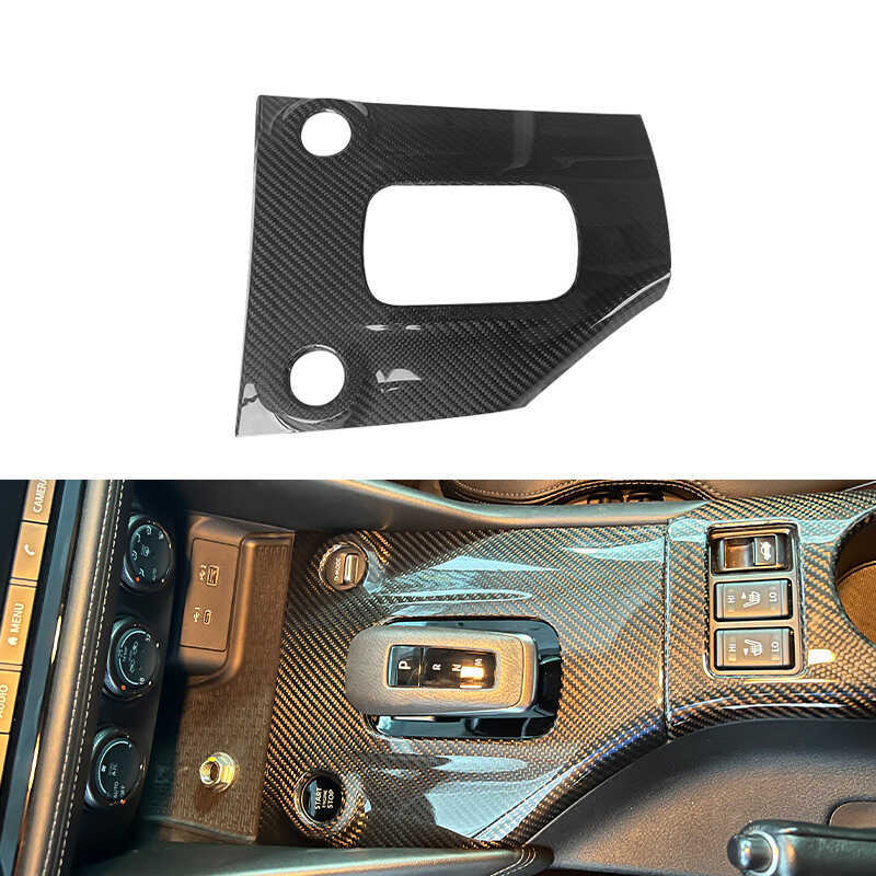 เหมาะสําหรับ Nissan Nissan Z Rz34 4Z คาร์บอนไฟเบอร์แห้งภายในคาร์บอนไฟเบอร์จริง Central Control แผงเก