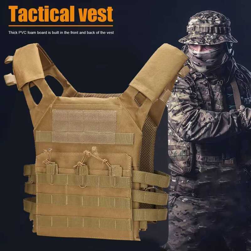 C Tactical Vest Waterproof Outdoor Armor Lightweight JPC Molle Plate Carrier Hunting Vest CS Game J