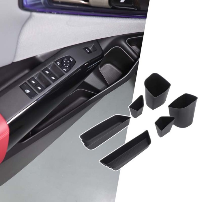 For 2025+ BMW X3/G45 front door slot storage box Front door slot pad Anti-vibration accessories TPE