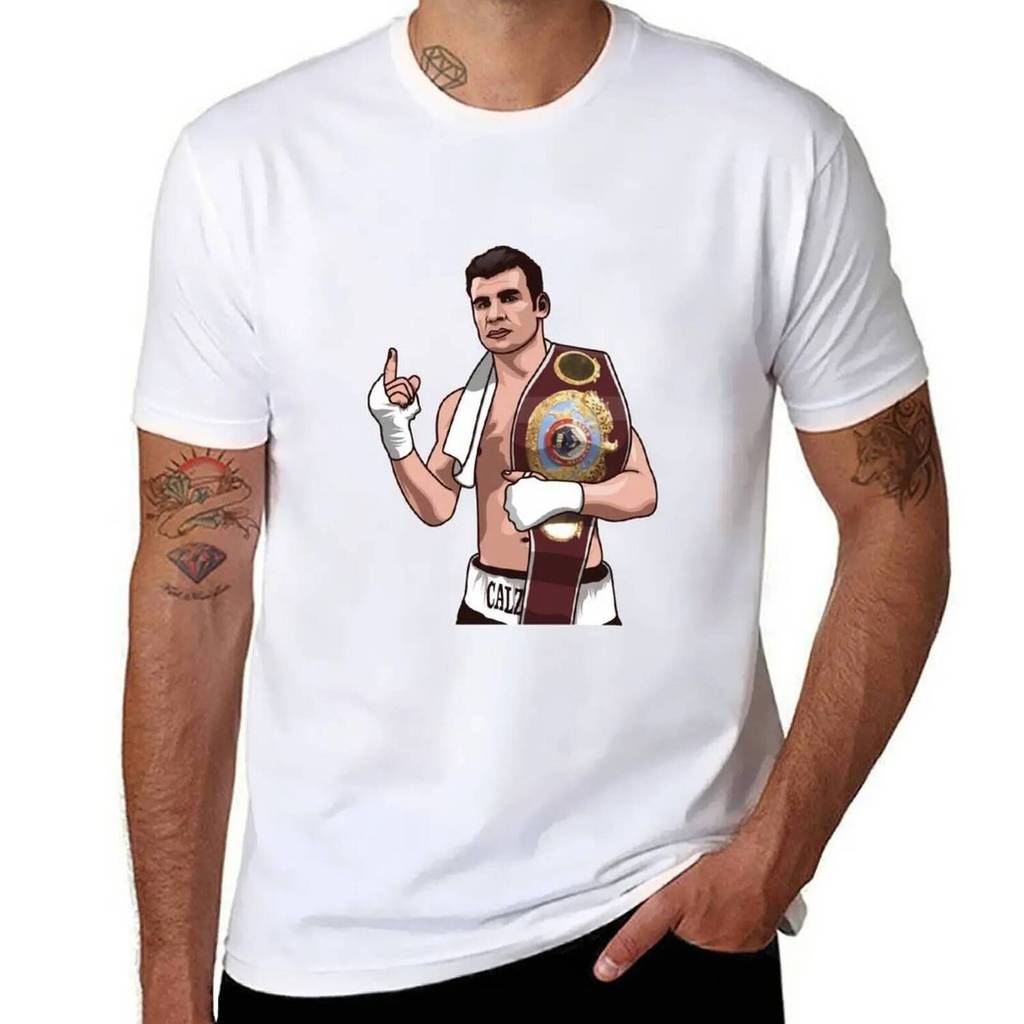 Joe Calzaghe Boxer T-Shirt เสื้อยืดพิมพ์ลายตลก man T-Shirt