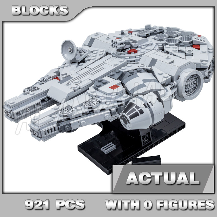 921pcs Star Wars 25th Anniversary Millennium Falcon Starship Dynamic Angle 85375 Building Blocks ของ