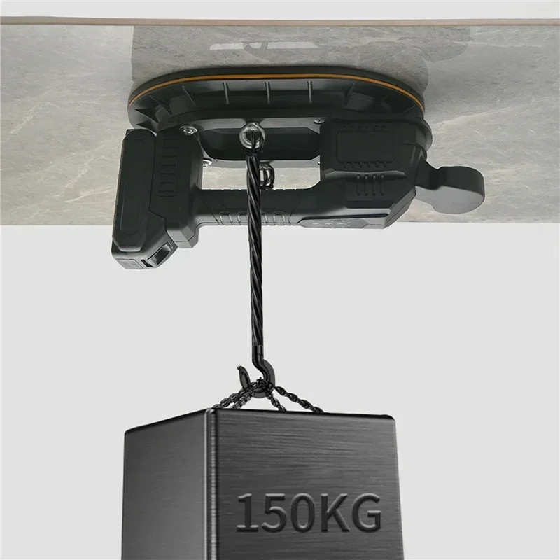 150KG Electric Vacuum Suction Cup 4 Gears Adjust Granite Glass Tile Suckers Air Pump Lifting Tool A