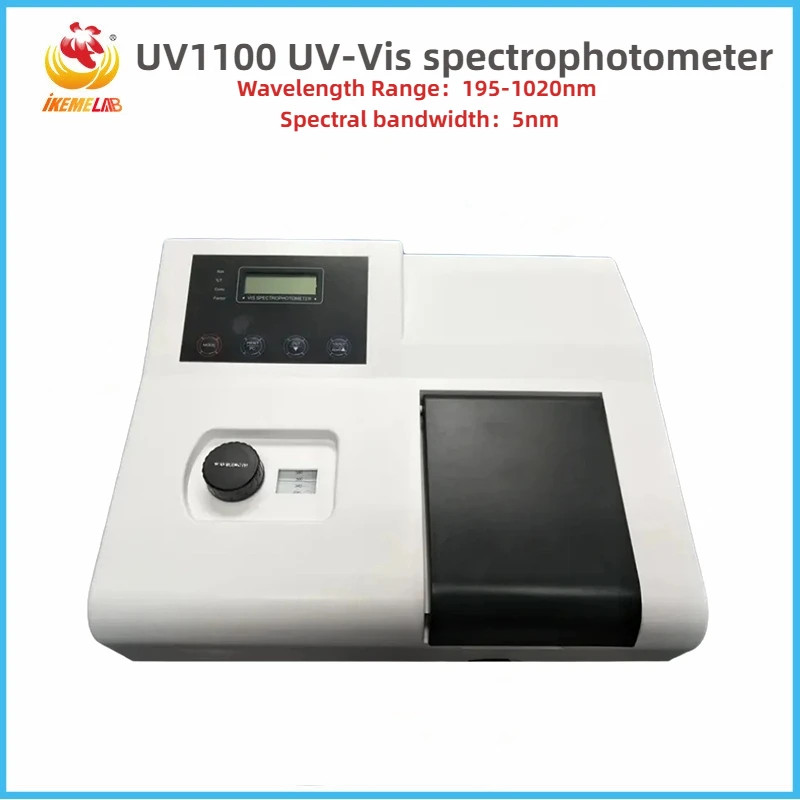 IKEME Laboratory Uv Vis Spectrophotometer Water Detection Basic Model Photometer Visible 195-1020nm