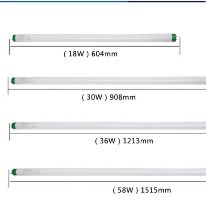 หลอดฟลูออเรสเซนต์ TLD-T8 สามฐานสีหลอดฟลูออเรสเซนต์ 18W30W36W58W โคมไฟ 865 840 830