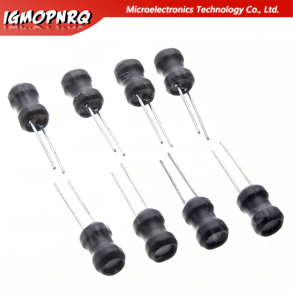 10PCS DIP Power Inductor 0608 I-รูปเหนี่ยวนํา 6*8 มม.2.2 3.3 4.7 6.8 10 22 uh 1mh 2.2mh 3.3mh 4.7mh 