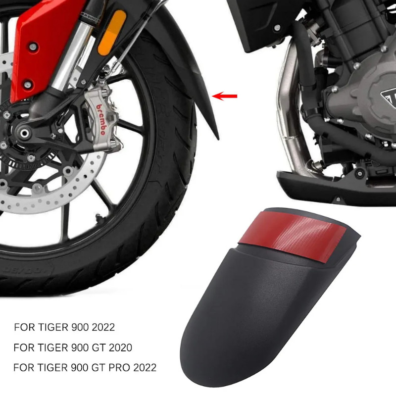 For Tiger 900 Motorcycle Front Fender Mudguard Extender Extension Refit For Tiger 900 GT For Tiger9