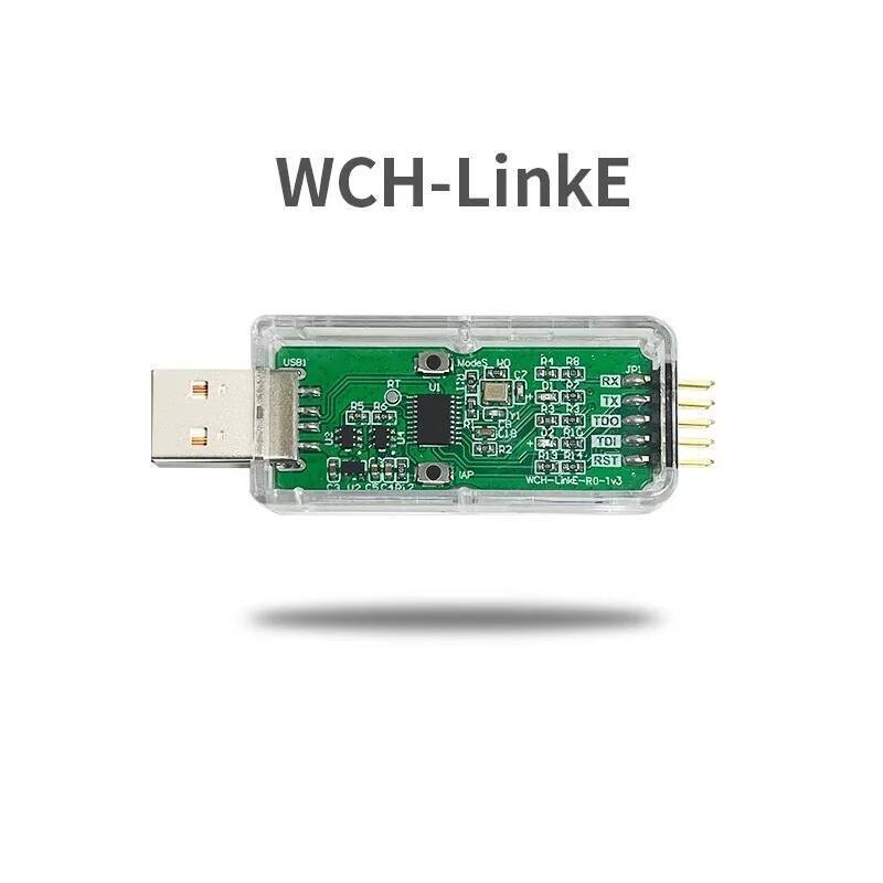 WCH LinkE ออนไลน์ดาวน์โหลด Debugger สนับสนุน WCH RISS-V สถาปัตยกรรม MCU/SWD อินเทอร์เฟซ ARM ชิป 1 พอ