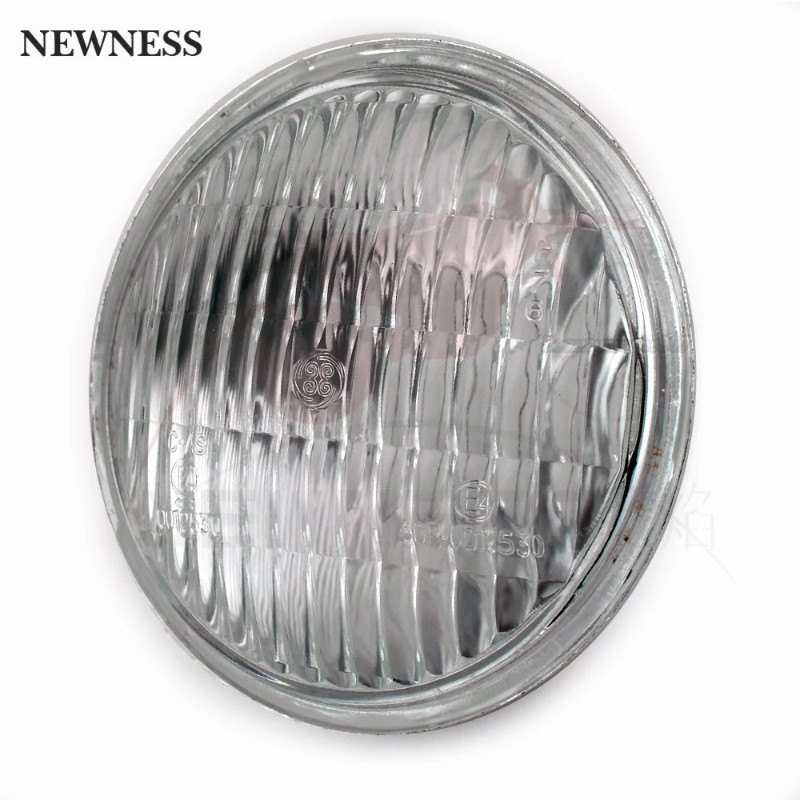 4in. Headlight H4 Socket Glass Lens Motorcycle Clear for H4  For Motorcycle Bucket Shell