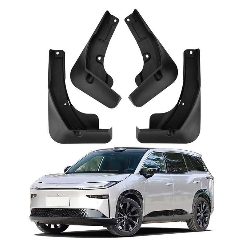 ทุ่มเทให้กับ Toyota 2025 Platinum 3X Mudguard BZ3X ยางบังโคลนการค้าต่างประเทศบังโคลนสีดําหนัง
