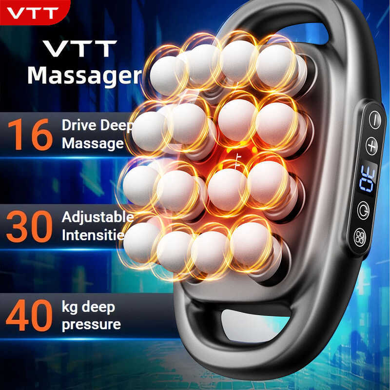 เยอรมนี VTT 16 หัวเครื่องนวดไฟฟ้าไร้สายทรงพลังแบบชาร์จไฟได้ S6